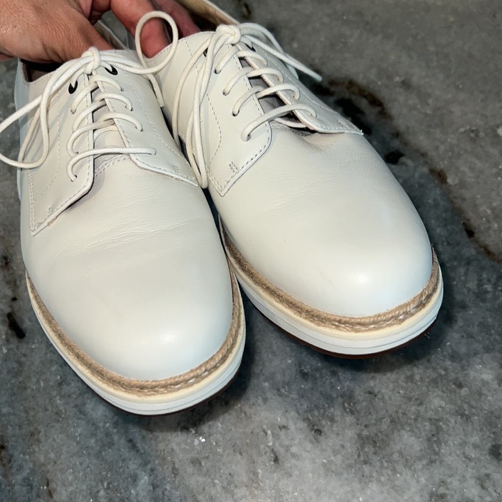 Clark Artisan Rhea Platform Oxford, Rare White size 10 - Picture 3 of 7